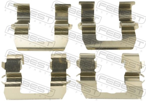 Комплектующие, колодки дискового тормоза FEBEST 0403PD4WR