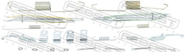 Комплектующие, стояночная тормозная система FEBEST 0404KB4KIT