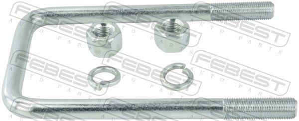 Крепежный комплект, листовая рессора FEBEST 0433001