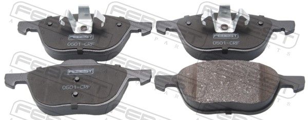 Комплект тормозных колодок, дисковый тормоз FEBEST 0501CRF