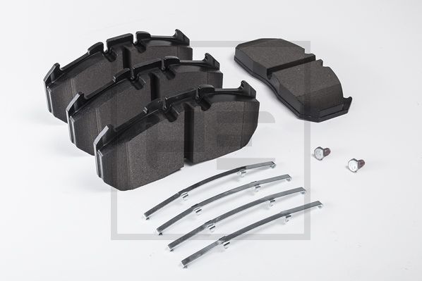 Комплект тормозных колодок, дисковый тормоз PE 08631700A