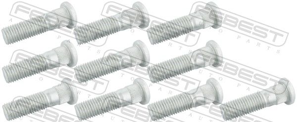 Шпилька колеса FEBEST 0584001PCS10
