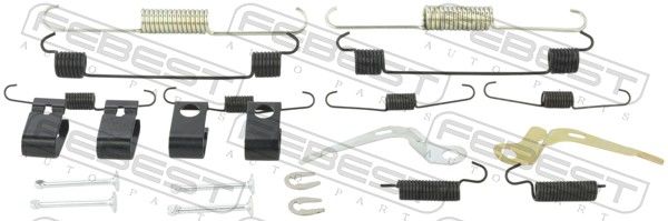 Комплектующие, стояночная тормозная система FEBEST 0704JB625KIT