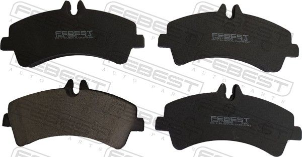 Комплект тормозных колодок, дисковый тормоз FEBEST 1601900R