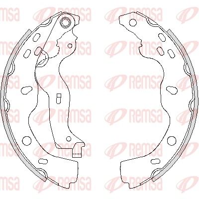 Тормозные колодки REMSA 422700