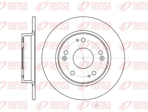 Тормозной диск REMSA 6117500