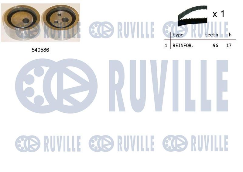 Комплект ремня ГРМ RUVILLE 550103