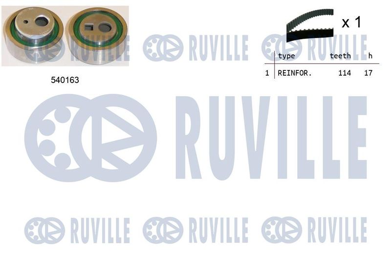 Комплект ремня ГРМ RUVILLE 550224