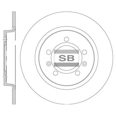 Тормозной диск SANGSIN SD8113
