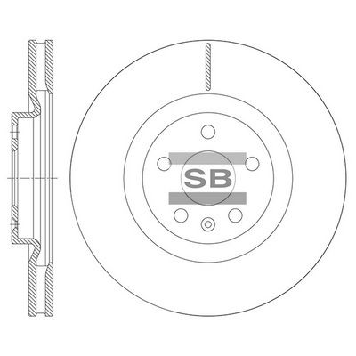 Тормозной диск SANGSIN SD8466