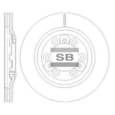 Тормозной диск SANGSIN SD8513
