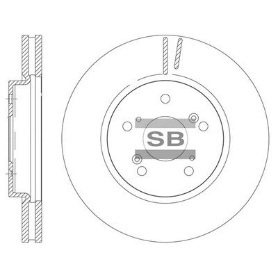 Тормозной диск SANGSIN SD8515