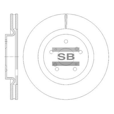 Тормозной диск SANGSIN SD8520