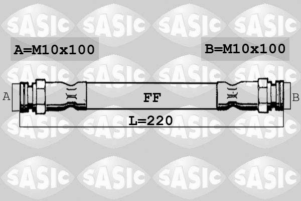 Тормозной шланг SASIC SBH0166