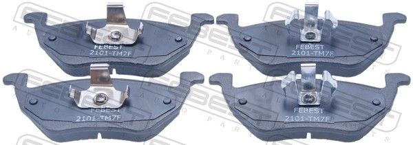 Комплект тормозных колодок, дисковый тормоз FEBEST 2101TM7F