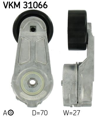 Натяжитель ремня, клиновой зубча SKF VKM31066