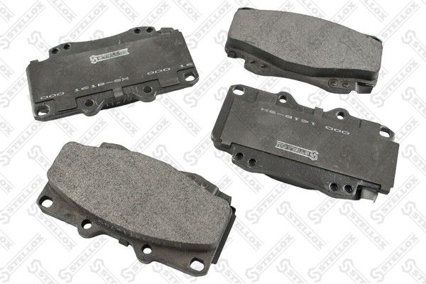 Комплект тормозных колодок, дисковый тормоз STELLOX 000161BSX