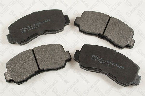 Комплект тормозных колодок, дисковый тормоз STELLOX 105040BSX