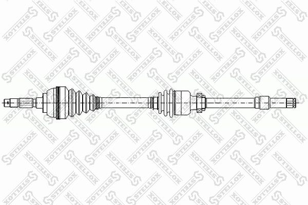 Приводной вал STELLOX 1581010SX
