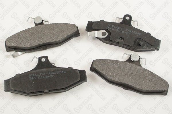 Комплект тормозных колодок, дисковый тормоз STELLOX 346012BSX