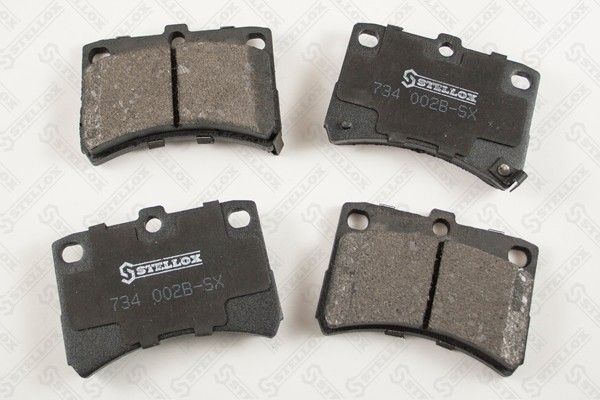 Комплект тормозных колодок, дисковый тормоз STELLOX 734002BSX