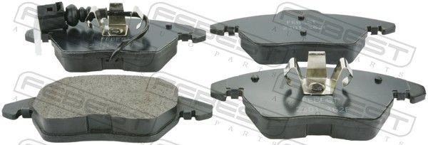 Комплект тормозных колодок, дисковый тормоз FEBEST 2301362F