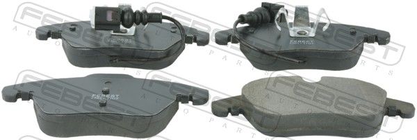 Комплект тормозных колодок, дисковый тормоз FEBEST 2301TIGF