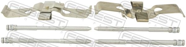 Комплектующие, колодки дискового тормоза FEBEST 2303002