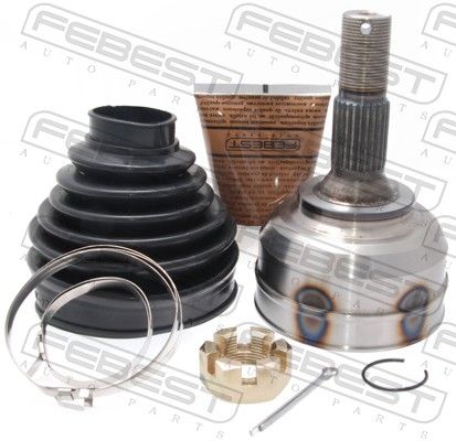 Шарнирный комплект, приводной вал FEBEST 2510C5