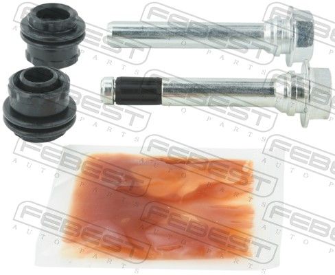Направляющий болт, корпус скобы тормоза FEBEST 2974DISC4FKIT