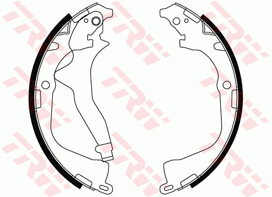 Комплект тормозных колодок TRW GS8800