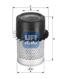 Воздушный фильтр UFI 2787900