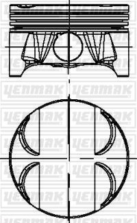 Поршень YENMAK 3904618000