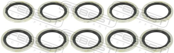 Уплотнительное кольцо, магистраль хладагента FEBEST RINGAH018PCS10