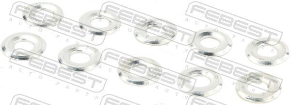Комплект уплотнительных колец, клапанная форсунка FEBEST RINGFL016PCS10