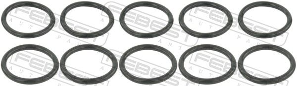 Уплотнительное кольцо, резьбовая пробка маслосливн. отверст. FEBEST RINGOL027PCS10