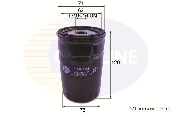 Масляный фильтр COMLINE EOF123
