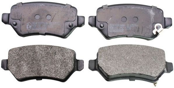 Комплект тормозных колодок, дисковый тормоз DENCKERMAN B110576