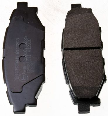 Комплект тормозных колодок, дисковый тормоз DENCKERMAN B111343