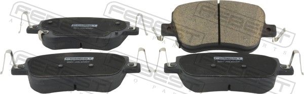 Комплект тормозных колодок, дисковый тормоз FEBEST 3001JOL4WDF
