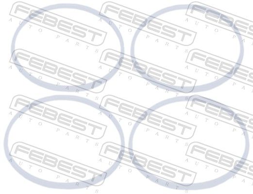 Ремкомплект, рулевой механизм FEBEST SET003