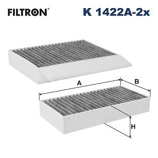 Фильтр, воздух во внутренном пространстве FILTRON K1422A2X
