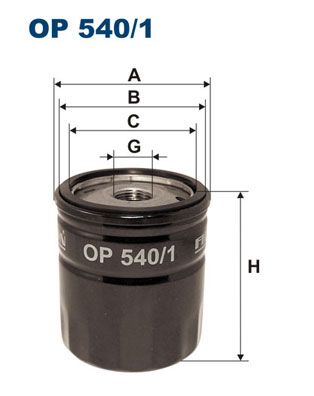 Масляный фильтр FILTRON OP5401
