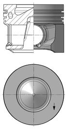 Поршень KOLBENSCHMIDT 41264610