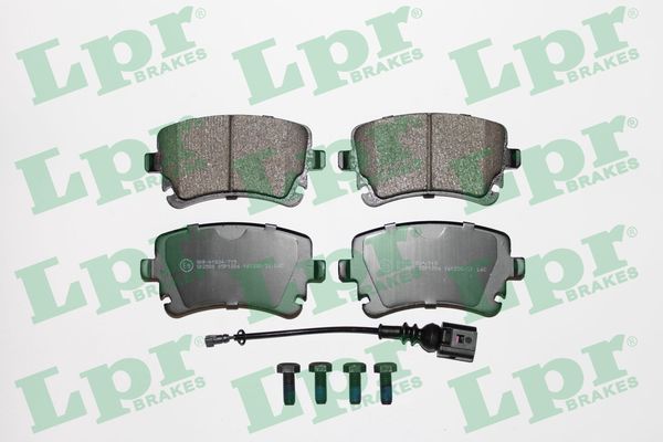 Комплект тормозных колодок, дисковый тормоз LPR 05P1206