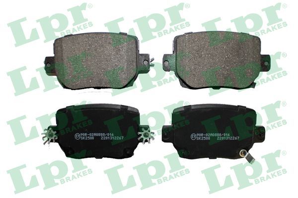 Комплект тормозных колодок, дисковый тормоз LPR 05P2267