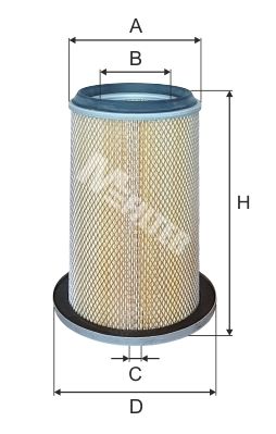 Воздушный фильтр MFILTER A1072