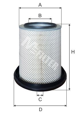 Воздушный фильтр MFILTER A587