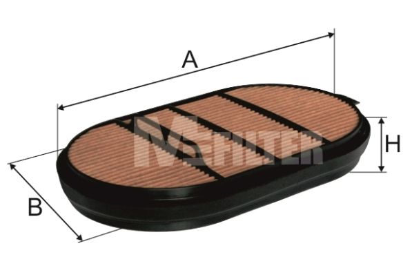 Фильтр добавочного воздуха MFILTER A80341
