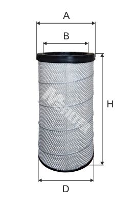 Фильтр добавочного воздуха MFILTER A80451